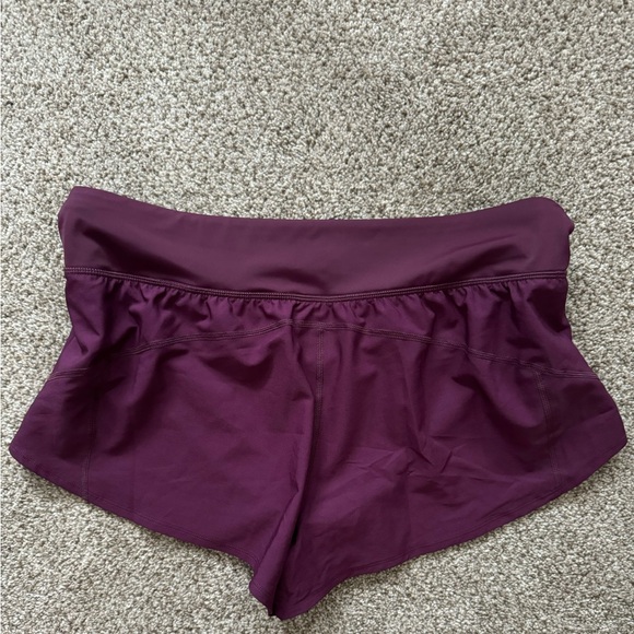 Title Nine Wahine Swim Short Medium Color:Fig - Picture 4 of 4